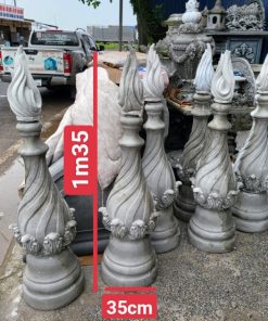 Alternative view of Cột chống sét xi măng