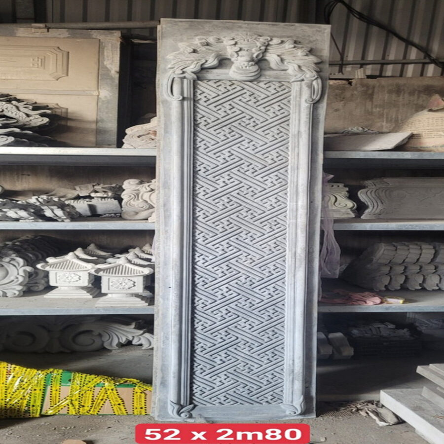 Khuôn cột đèn nhà thờ đình chùa - Hình ảnh 5