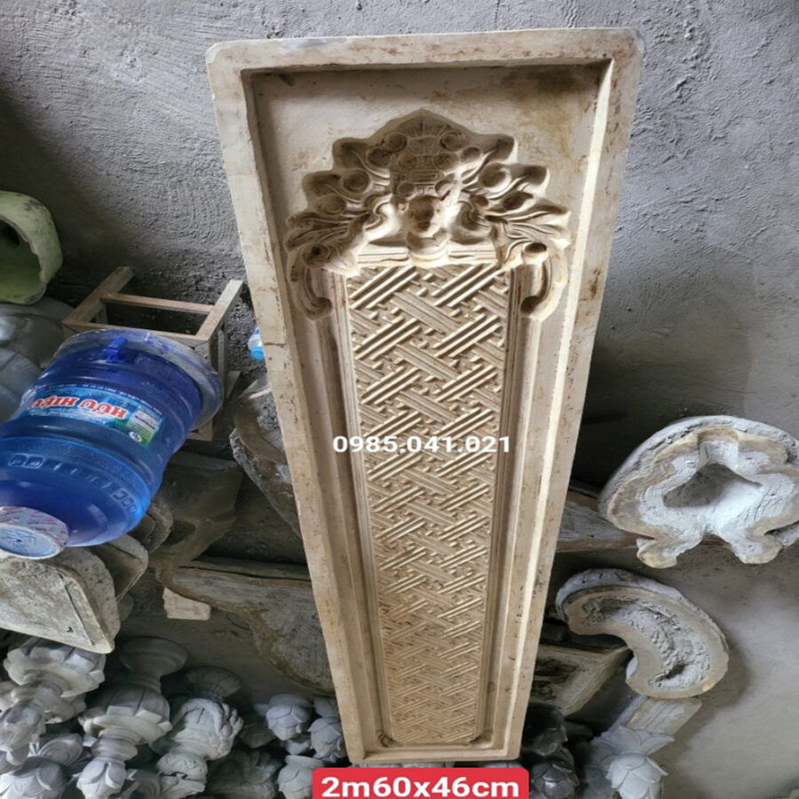 Khuôn cột đèn nhà thờ đình chùa - Hình ảnh 13