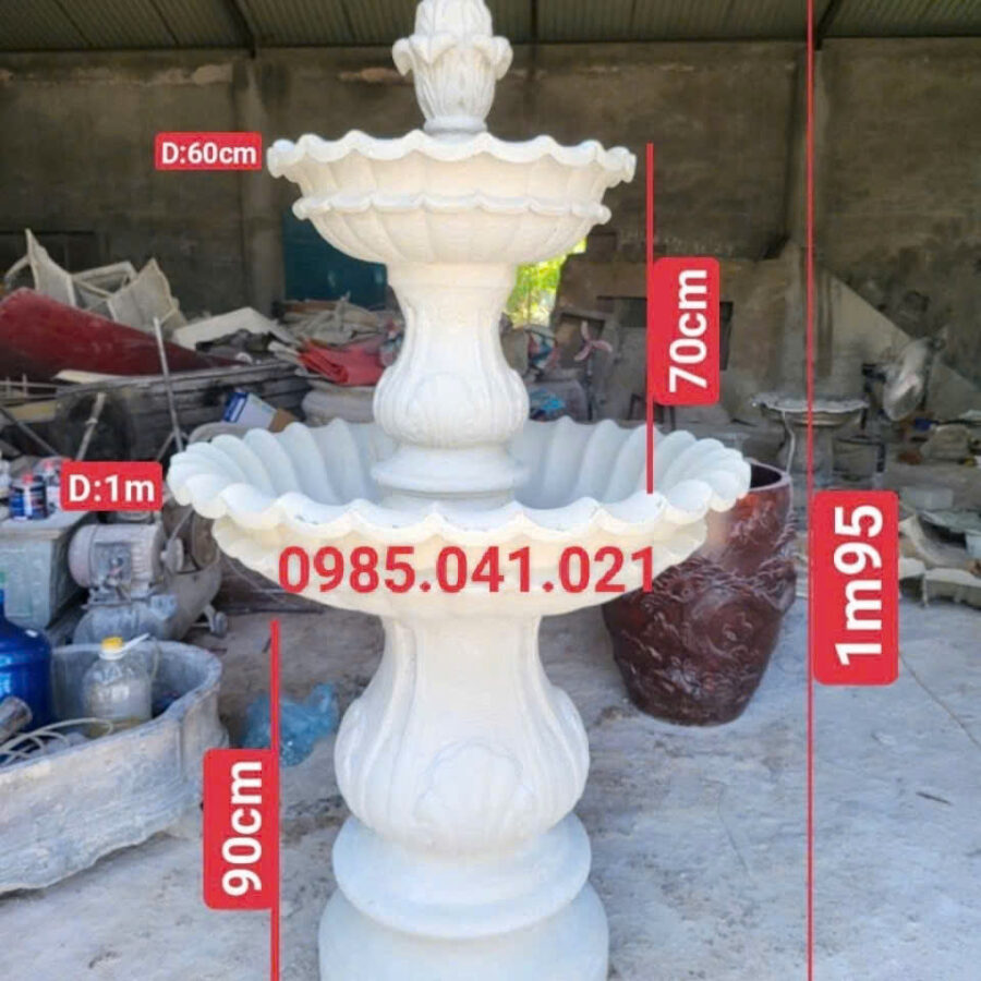 Đài phun nước xi măng - Hình ảnh 6