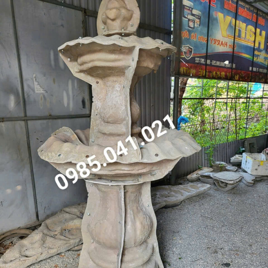 Đài phun nước xi măng - Hình ảnh 5