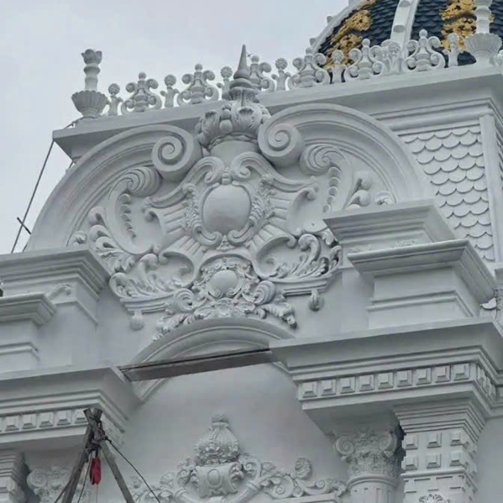 Phù điêu xi măng trang trí biệt thự đẹp sang - Ảnh 4