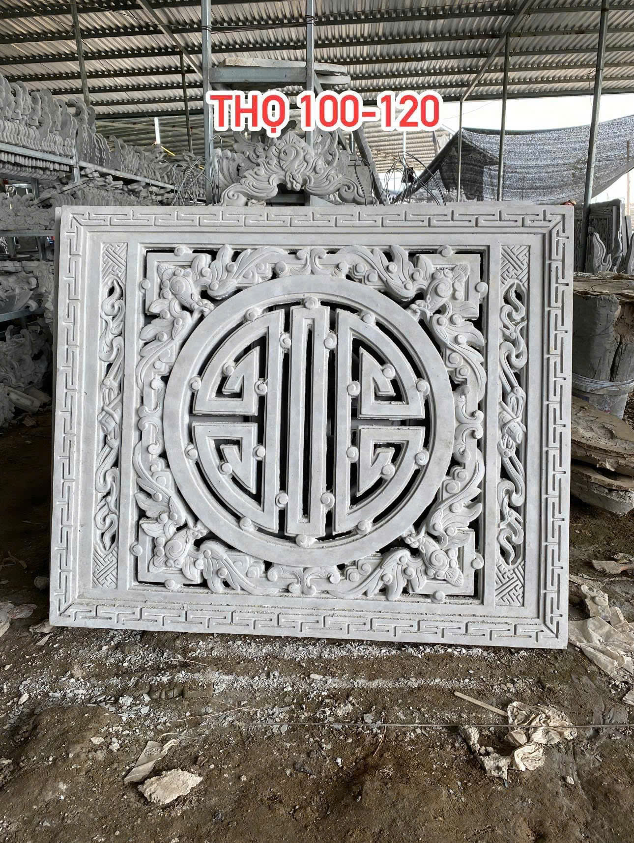 Chữ Thọ Xi Măng - Ảnh 6